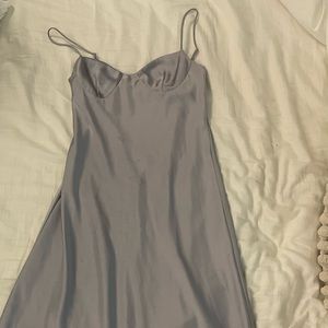 Silk Slip Dress With Adjustable Straps